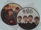 THE BEATLES -- Two Color Vinyl Picture 45 RPM Records 1982