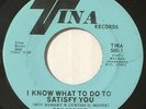 ROY ROBERT I Know What To Do To Satisfy You 45 Tina northern soul hear