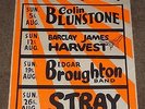 Colin Blunstone/Barclay James Harvest/Edgar Broughton Band/Stray 1973 Poster