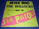 Sex Pistols - ORIGINAL SIGNED Vinyl LP Never mind the Bollocks 1st V2086 A3/B2