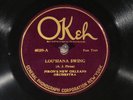 78 RPM --  Piron's New Orleans Orchestra, Okeh 40189, E  Jazz