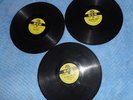 3 VINTAGE HANK WILLIAMS SR 78 RECORDS RAMBLIN MAN COLD COLD HEART DEAR JOHN
