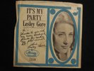 LESLEY GORE It's My Party MERCURY listen   PICTURE SLEEVE