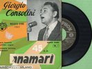 GIORGIO CONSOLINI / Mare lucente / PARLOPHON QDSE3900 Pressing Italy 1957 EP VG+