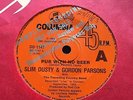 SLIM DUSTY & GORDON PARSONS - -  A PUB WITH NO BEER - - Rare 1983 SAMPLE/PROMO