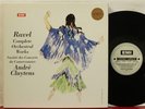 SAX 2476-9 Testament 180g Cluytens, PCO Ravel, Complete Orchestral Works 4 discs