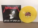 METALLICA - METAL UP YOUR ASS -BRAND NEW YELLOW COLORED VINYL LP RECORD