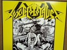 TOXIC HOLOCAUST - EVIL NEVER DIES LP half lime green/black color vinyl 2014