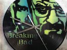 BREAKING BAD CLOCK design. Spray paint work on vinyls. Made in Australia