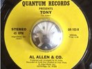 AL ALLEN & CO. rare Tony modern soul disco funk Quantum EX 45 HEAR