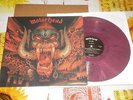 motorhead sacrifice vinyl pourpre marbré/purple marbled vinyl (not picture disc)