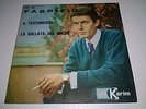 Fabrizio De andre`Il testamento 45 gg anno 1963