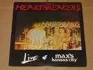 HEARTBREAKERS LIVE AT MAX'S KANSAS CITY JOHNNY THUNDERS LP NEW YORK DOLLS