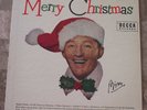 Bing Crosby Merry Christmas 1955 LP Vinyl Original Decca Black LONG PLAY DL 8128