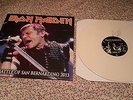IRON MAIDEN The battle of San Bernardino 2013 WHITE LIGHT SPLATTER LP LTD 100