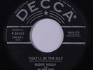 BUDDY HOLLY: That'll Be The Day / Rock Around With Ollie Vee 45 (repro) Rockabi