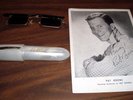 Pat Boone Autographed Publicity Photo & 1950's Folding Sunglasses in Pearl Case