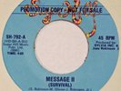 MELLE MEL DUKE BOOTEE Message II Survival SUGAR HILL 45 rap NM 7” hip hop