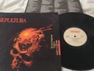 Sepultura Beneath the Remains Dutch RO 9511 w/lyric inner VG+