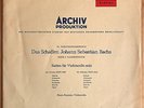 BACH SUITEN FÜR VIOLINCELLO SOLO 3 & 4 FOURNIER DGG ARCHIV 198 187 RED STEREO