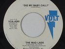 Crossover Soul 45 - Mad Lads - Did My Baby Call? - Volt - mp3