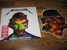 METALLICA Hardwired two lp 180 RED Vinyl plus  Mask Atlas Rise  Rare