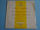 SCHNEIDERHAN - KEMPFF - Beethoven Sonatas - LPM 18083 - early 1953