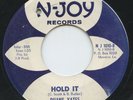 Hear- Rare R&B/Soul 45- Duane Yates & The Capris- Hold It- N-Joy Records # 1010
