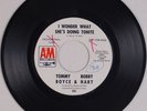 TOMMY BOYCE & BOBBY HART: I Wonder What She’s Doing Tonite 45 A&M DJ Promo NM-