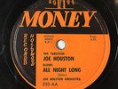 HEAR  Honkin' Sax Jump Instros  78 JOE HOUSTON All Night Long/Way Out MONEY