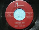 PRIVATE PRESS JAZZ SOUL 45 JOHNNY WALKER TRIO MAGNIFICENT SEVEN PURPLE JELLYBEAN