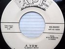 BOBBY GUY w/ chorus DOO-WOP VG++ promo 45 GOOD ENOUGH b/w A VOW Apt Recs   F1321
