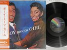 SAMMY DAVIS,JR./CARMEN McRAE BOY MEETS GIRL MCA MCA-3024 Japan OBI Mono Vinyl LP