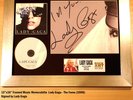 Lady Gaga SIGNED The Fame Autographed Framed Memorabilia Joanne *WORLD SHIP