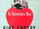 78 rpm album 4 records M+ / album: M+ . BING CROSBY / 8 ST VALENTINE'S DAY SONGS