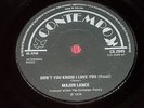Major Lance:   Don't You Know I Love You     EX+      7