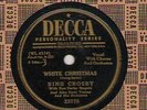 78 rpm Bing Crosby Decca 23778 White Christmas in E-/E