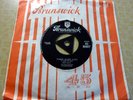 ROY HALL, THREE ALLEY CATS/ DIGGIN’ THE BOOGIE, RARE 1956 UK BRUNSWICK 45 SINGLE