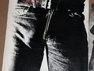 The Rolling Stones  Sticky Fingers LP Vinyl  Zipper cover Andy Warhol