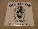 WARRIOR - For Europe Only - Very Rare Mini LP W001 - NWOBHM - EX/VG+
