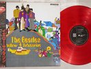 BEATLES YELLOW SUBMARINE EMI/ODEON EAS-70138 Japan OBI Mono Clear Red LP