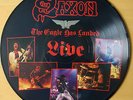 EX/EX SAXON: THE EAGLE HAS LANDED LIVE VINYL LP PIC PICTURE DISC CAL 137