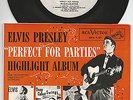 Elvis Presley 7“ 45 EP Perfect For Parties White Label Top