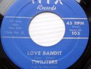 TWILITERS doowop 45 LOVE BANDIT / BACK TO SCHOOL mint minus NIX Records    F1431