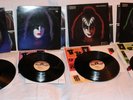 1978 COMPLETE (4) KISS Solo Albums Set - INSERTS & POSTERS w/ (2) DJ Copies EX++