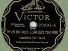COUNTRY 78 : CAROLINA TAR HEELS ON VICTOR SCROLL 20931