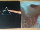 PINK FLOYD 2 Vinyl L.P. Records - Dark Side of the Moon & Meddle vgc