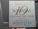 Szigeti violin & Arrau piano Beethoven 10 Sonatas 4 LPs Vanguard VRS-1109/12