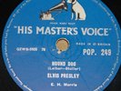 ELVIS PRESLEY   HOUND DOG b/w DON'T BE CRUEL   HMV 78 RPM E EXCELLENT GRADE