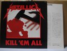 METALLICA / KILL 'EM ALL - Japan LP